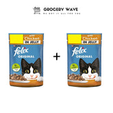 Purina Felix with chicken in jelly original 100gm 1+1